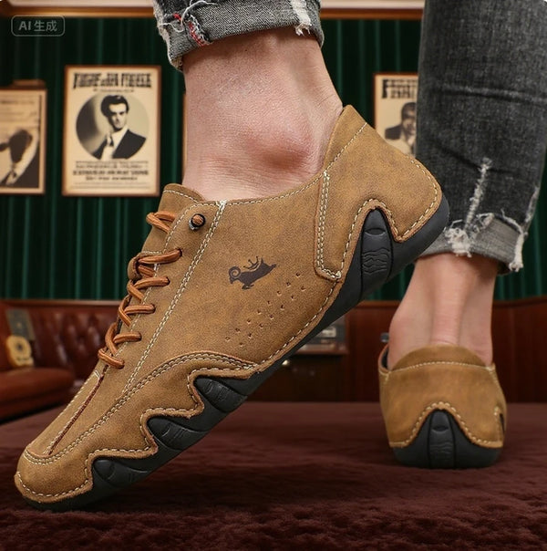Comfortable waterproof ankle boots for men with EVA cushioning and true-to-size fit