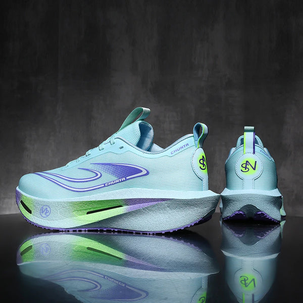 Men's casual walking sneakers featuring breathable mesh design and comfortable EVA insole