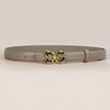 Chic women's PU belt for jeans, stylish accessory for casual and semi-formal wear, crafted from durable high-quality material