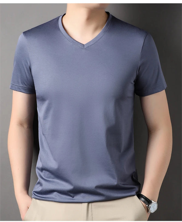 Premium casual v-neck shirt for men