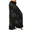 Boho chic wide leg harem pants for women with geometric print, ankle-length, mid-rise waist, perfect for casual or party wear