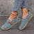 Buttery-soft leather slip-on shoes in timeless solid pattern for modern women