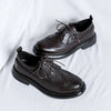 Durable rubber outsole on stylish men's dress shoes.