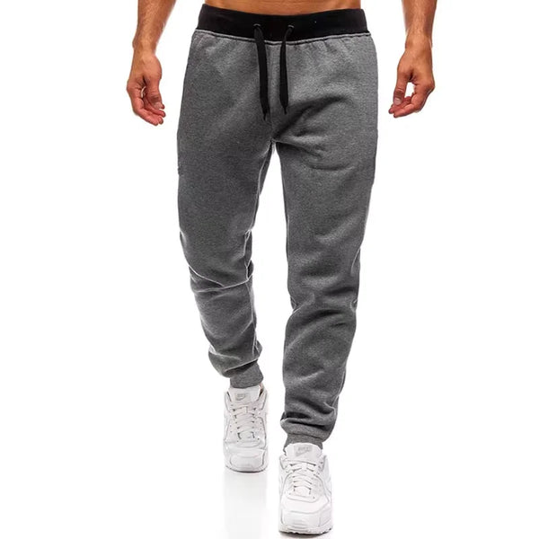 Men's performance joggers featuring straight-leg cut and breathable fabric construction