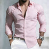 Soft modal business shirt with stretch fabric and classic single-breasted design