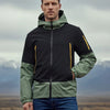 Men's hooded windproof jacket for outdoor sports, lightweight, breathable, perfect for fall and winter adventures.