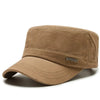 Black stylish cap with a comfortable fit for men.