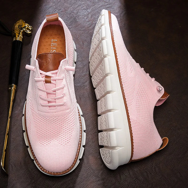 Breathable performance shoes with slip-resistant grip for active men