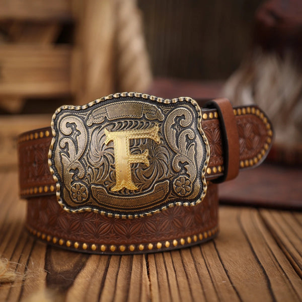 Sunset Hues Leather Belt featuring adjustable design for a perfect fit.