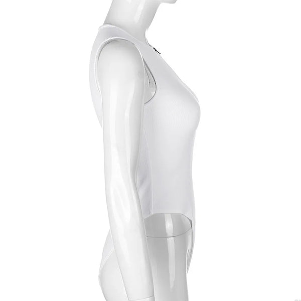 Bodycon jumpsuit sleeveless design perfect for layering