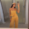Polished formal two-piece set perfect for cocktail parties