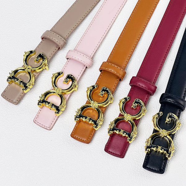 Chic Women's PU Belt for Jeans, stylish and durable accessory, perfect for casual and semi-formal outfits.