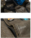 Cyberpunk 2077 LED Collar Jacket styled with futuristic accessories.