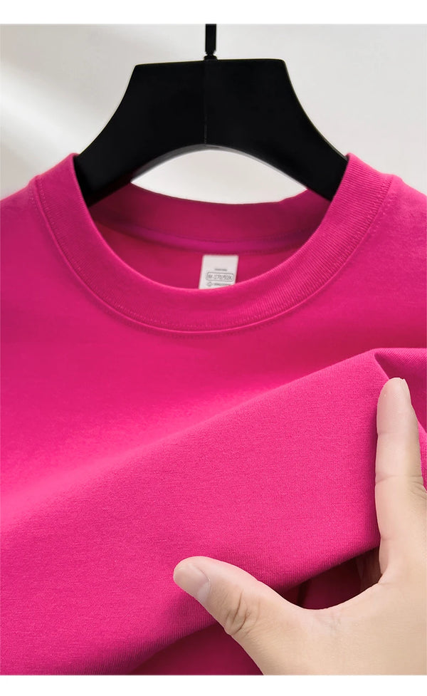 Men's versatile pure cotton shirt in solid color