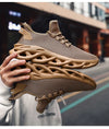 Men's mesh running shoes with EVA technology for reduced foot fatigue