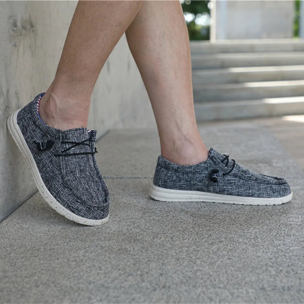 Men's slip-on loafers with advanced ventilation for cool feet