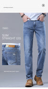Men's versatile denim jeans with clean modern lines