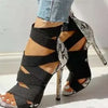 Elegant Stiletto Heels for Women with Zipper Closure