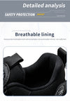 Steel Guard boots showing cotton lining interior and cushioned EVA insole construction