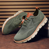 Men's breathable athletic shoes featuring advanced fly-weave mesh construction
