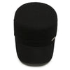 Dark gray men's military cap featuring a sleek design.