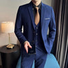 Sleek vest from the elegant men's 3-piece suit, perfect for formal occasions.