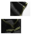 Men's Summer Beach Mandarin Collar Shirt in breathable polyester, featuring a loose fit and stylish knot button detail.