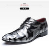 Elegant floral men's Oxford shoes with a classic yet unique design.