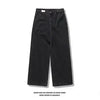 Unique wide-leg jeans with artistic flair for urban fashion lovers.