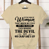 Comfortable regular length tee featuring confidence-boosting slogan in classic typography