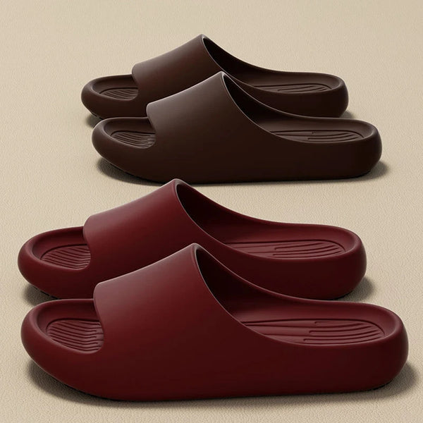 Water-resistant foam slides perfect for poolside, gym showers, and casual everyday wear