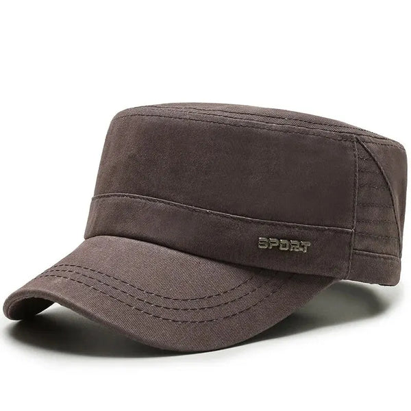 Navy blue lightweight military cap for all-season wear.