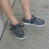 Breathable casual footwear for men with easy slip-on convenience