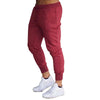 Loose-fit athletic pants with distinctive sportswear design and adjustable waist