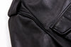 Real cowhide jacket by Tcyeek, ideal for winter adventures.