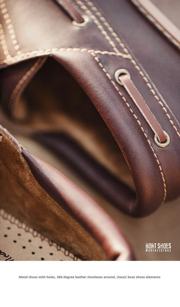 Red brown derby shoes sole view displaying rubber traction pattern
