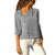 Elegant long sleeve office blouse for women, double-breasted, slim fit, versatile for business attire in various colors.