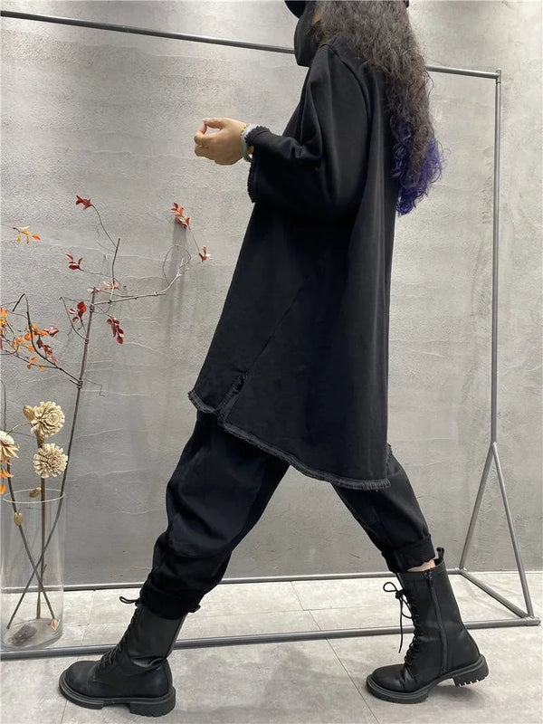 Warm hue long-sleeve blouse perfect for crisp autumn evenings.