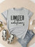 Modern letter print tee in breathable polyester for spring and summer