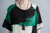 Elegant white linen blend t-shirt with a relaxed silhouette.