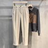 Refined men's woolen pants perfect for cold-weather dressing