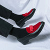 Men's formal leather loafers with cushioned EVA insole for all-day comfort