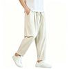 Breathe Easy joggers for men shown in full length view displaying regular fit and ankle-length design