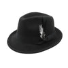 Adjustable charm fedora designed for a comfortable fit.