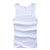 Men's summer tank top with breathable cotton construction for gym and street style