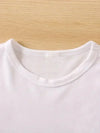 Close-up of whimsical cat and coffee design printed on comfortable polyester t-shirt