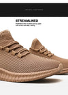 Knit mesh sneakers offering exceptional airflow and lasting comfort