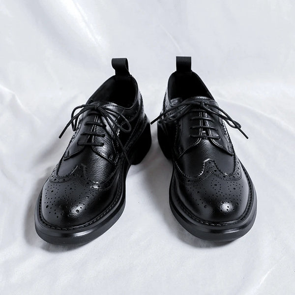 Classic Men's Patent Leather Oxford Dress Shoes