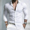 Modal cotton blend business shirt with four-season breathable stretch construction