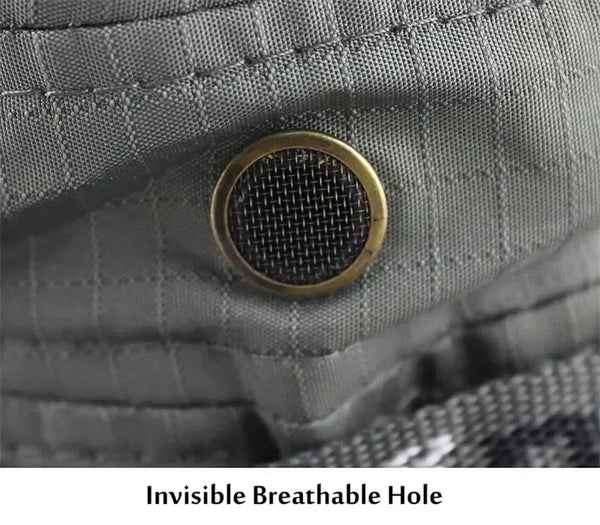 Sunlit Serenity hat worn by a man enjoying a summer day.